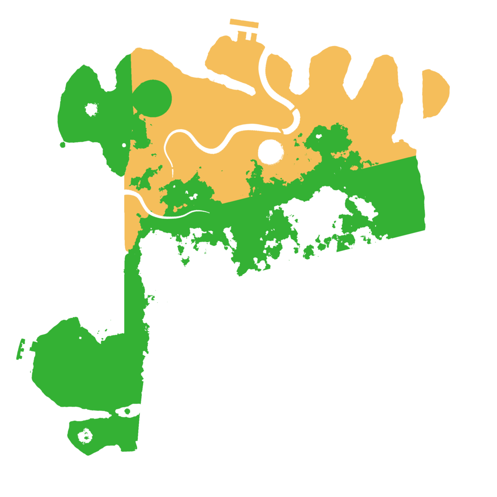 Biome Rust Map: Procedural Map, Size: 3500, Seed: 973018463