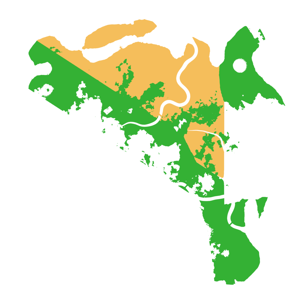 Biome Rust Map: Procedural Map, Size: 3850, Seed: 1456
