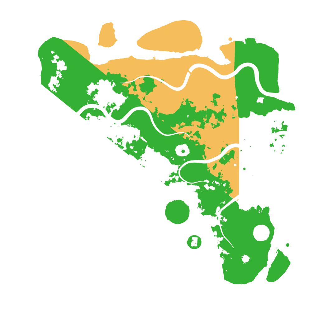 Biome Rust Map: Procedural Map, Size: 3640, Seed: 518466124