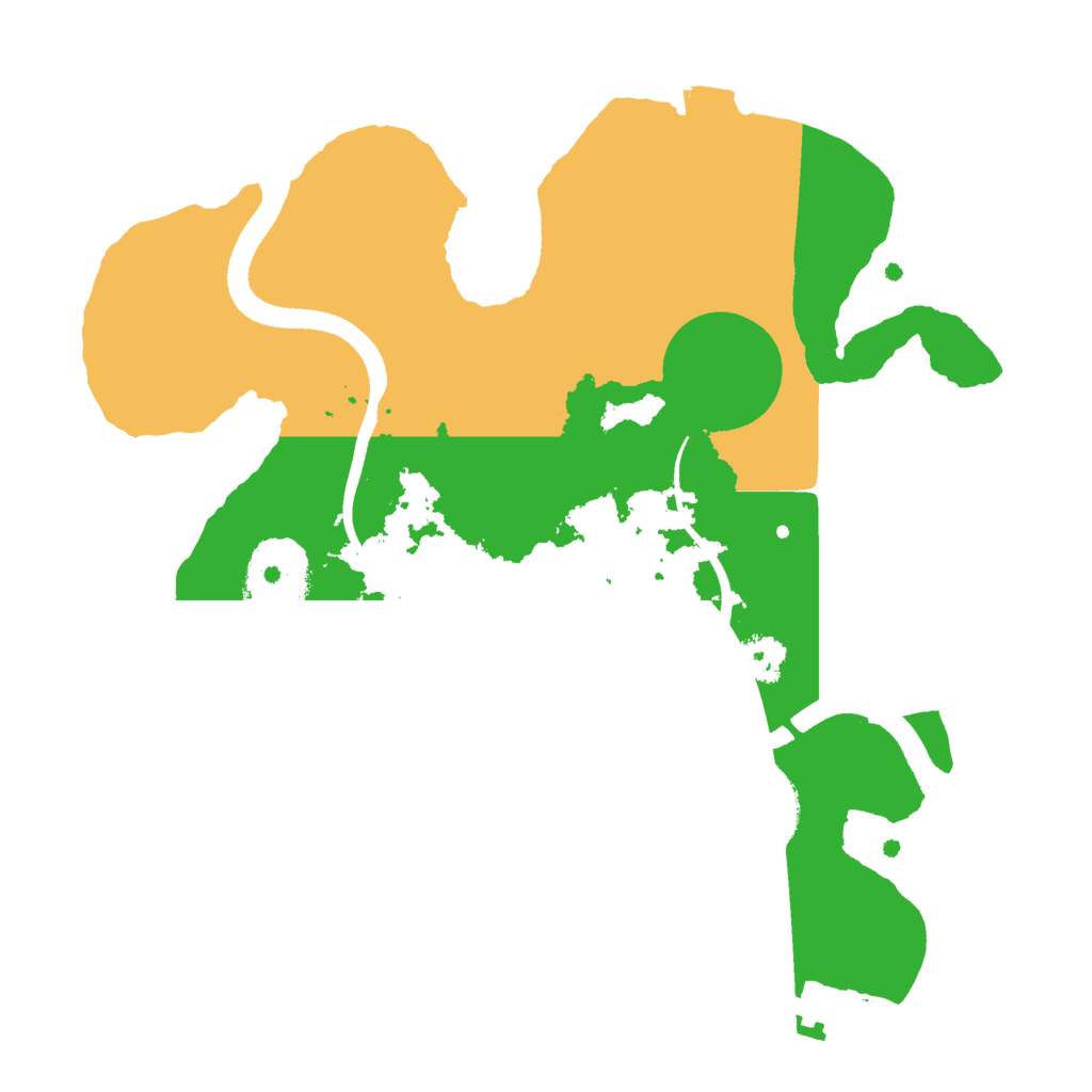 Biome Rust Map: Procedural Map, Size: 2500, Seed: 674169