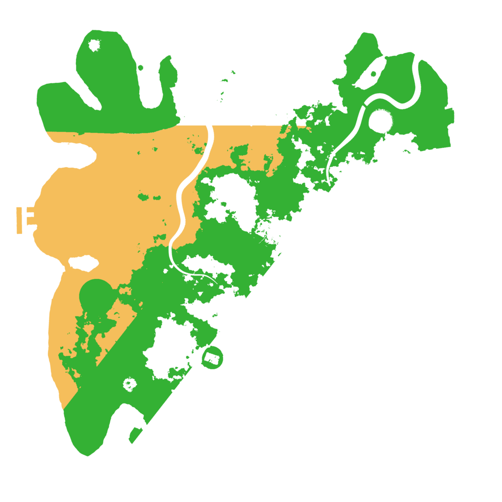 Biome Rust Map: Procedural Map, Size: 3800, Seed: 835113827