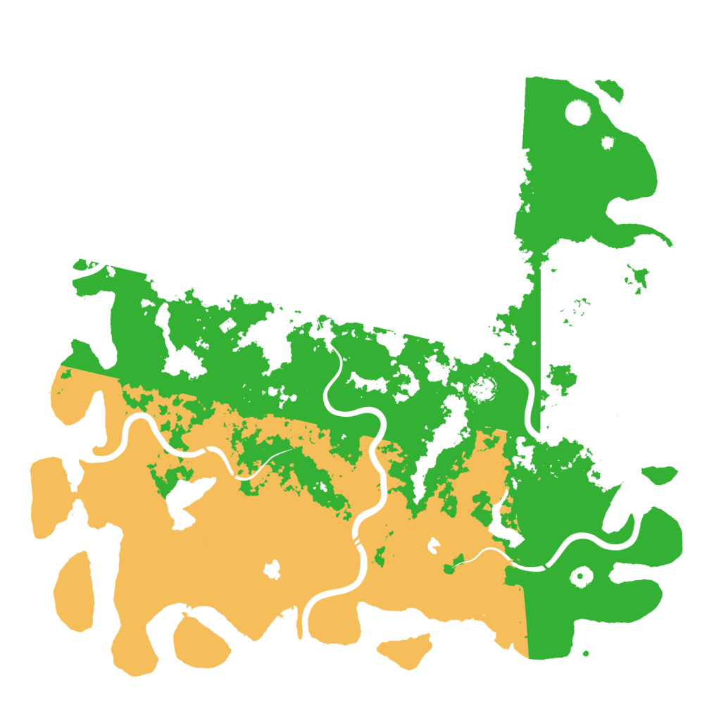 Biome Rust Map: Procedural Map, Size: 5000, Seed: 1965369421