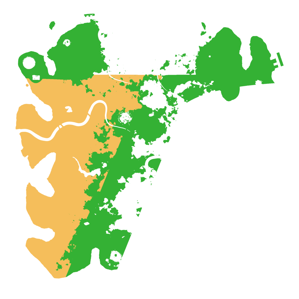 Biome Rust Map: Procedural Map, Size: 4300, Seed: 46141