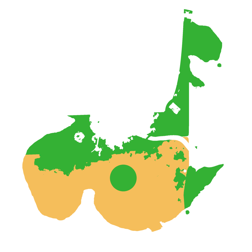 Biome Rust Map: Procedural Map, Size: 2500, Seed: 1482879669