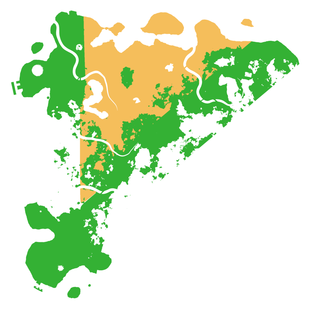 Biome Rust Map: Procedural Map, Size: 5000, Seed: 98573