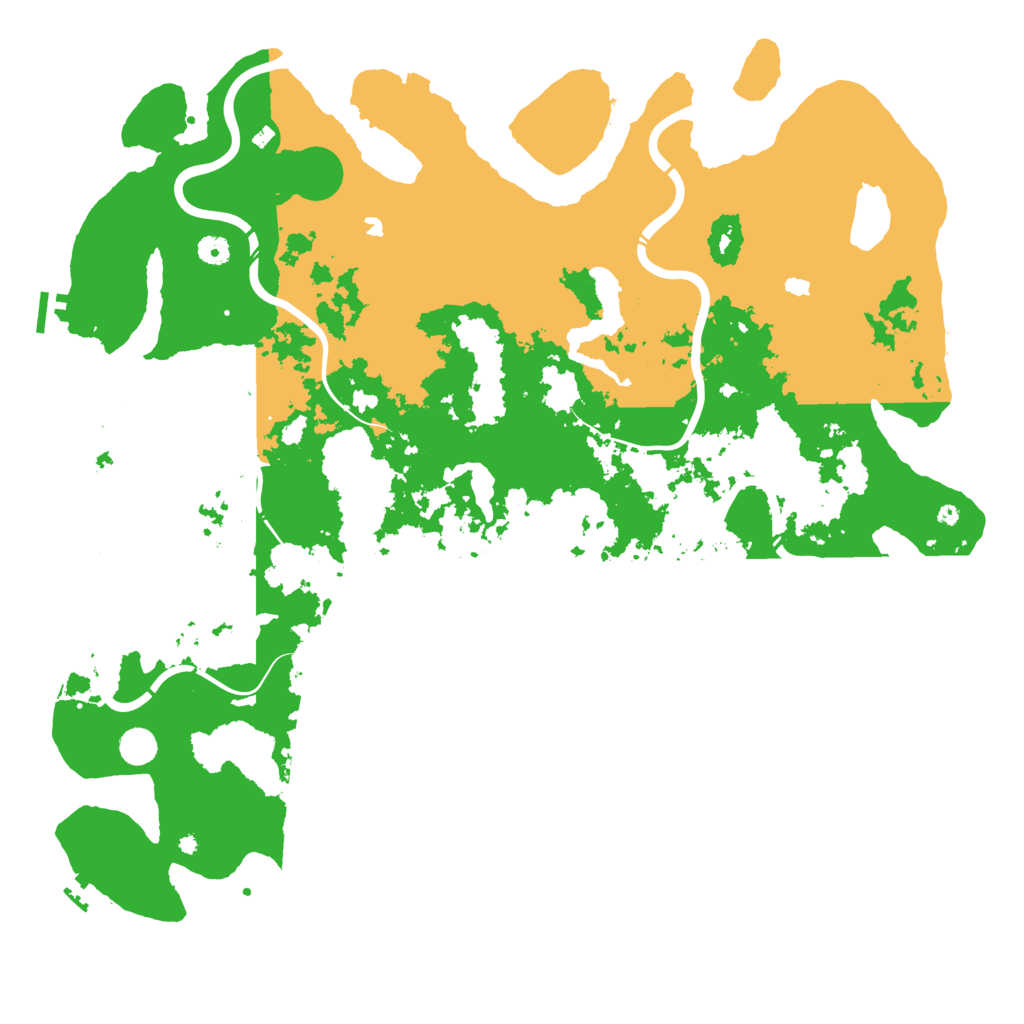 Biome Rust Map: Procedural Map, Size: 5000, Seed: 1110176977