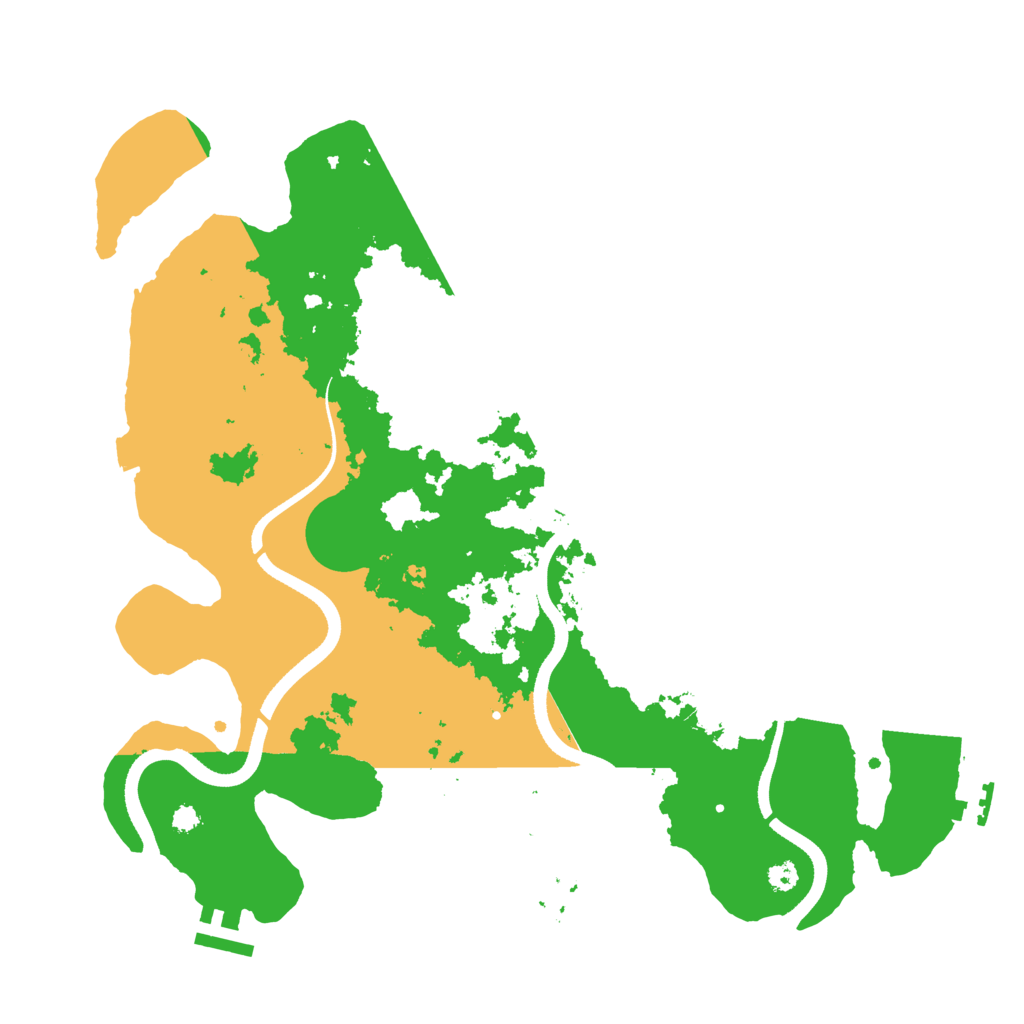 Biome Rust Map: Procedural Map, Size: 3500, Seed: 5999998