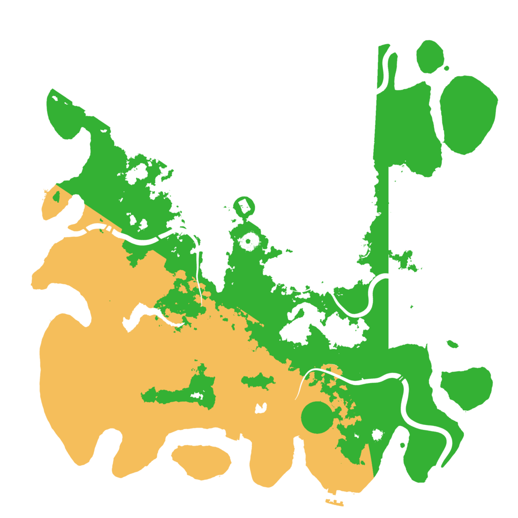 Biome Rust Map: Procedural Map, Size: 4250, Seed: 543635673
