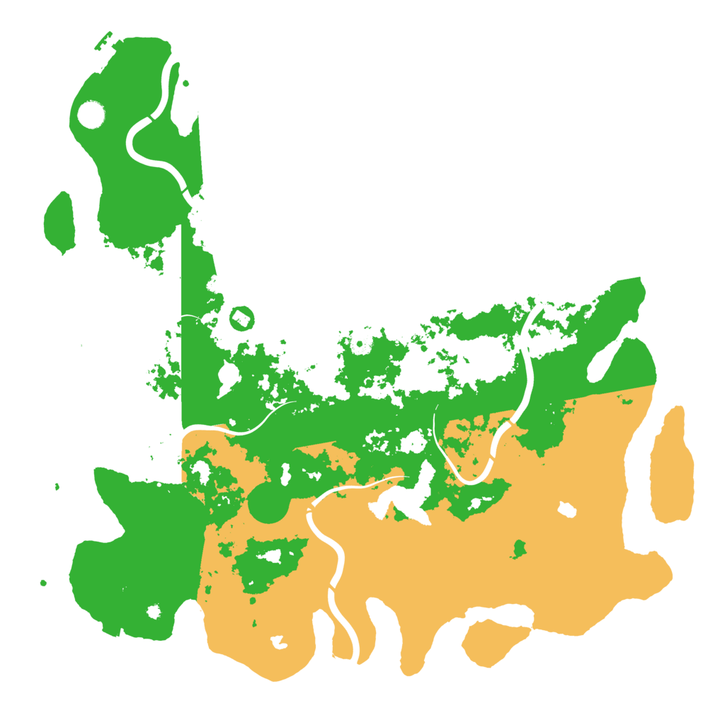 Biome Rust Map: Procedural Map, Size: 4650, Seed: 531376655