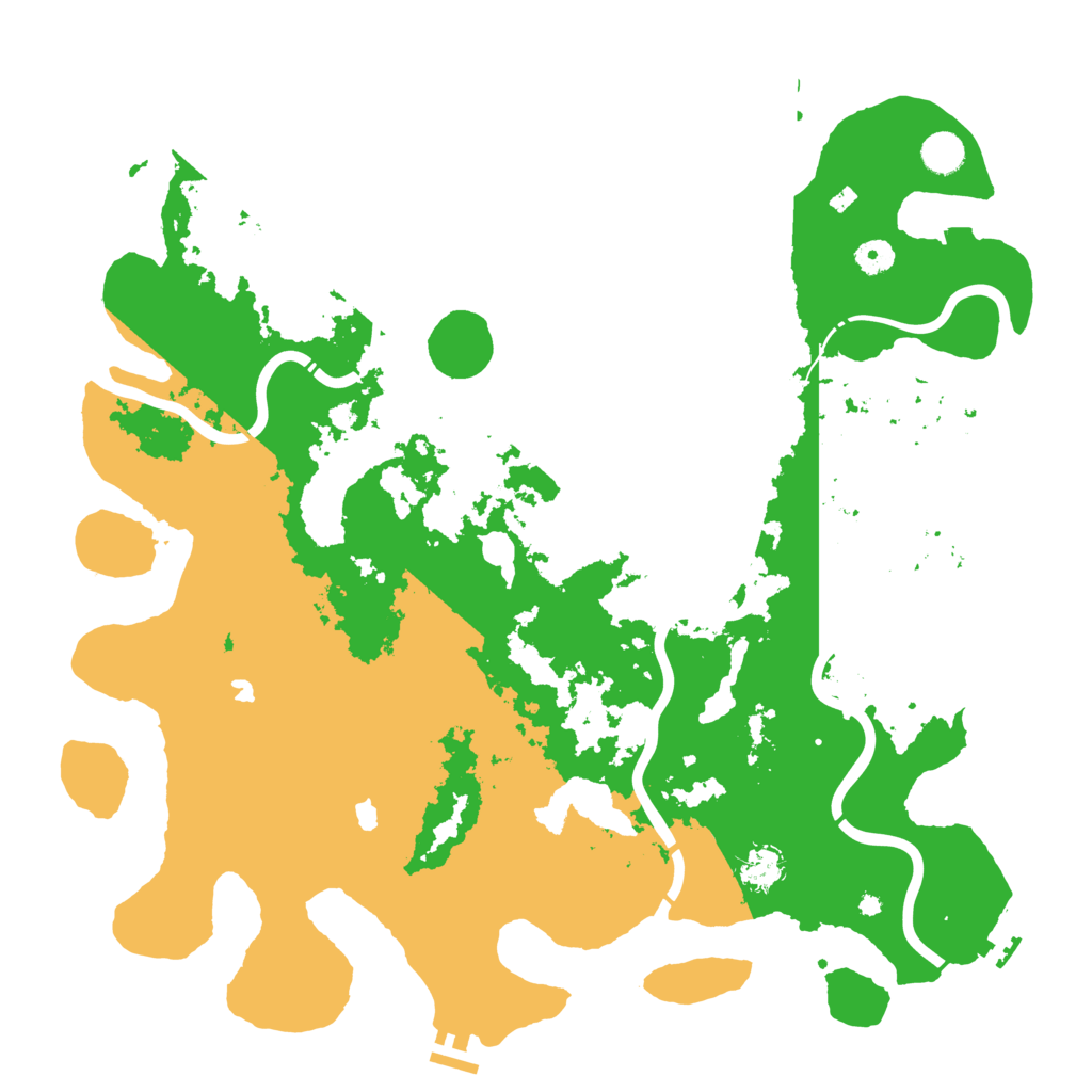 Biome Rust Map: Procedural Map, Size: 4500, Seed: 681709305