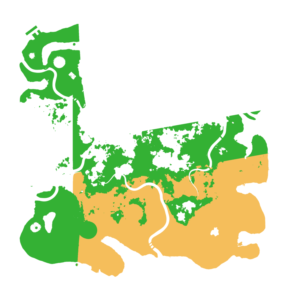 Biome Rust Map: Procedural Map, Size: 4400, Seed: 2910358