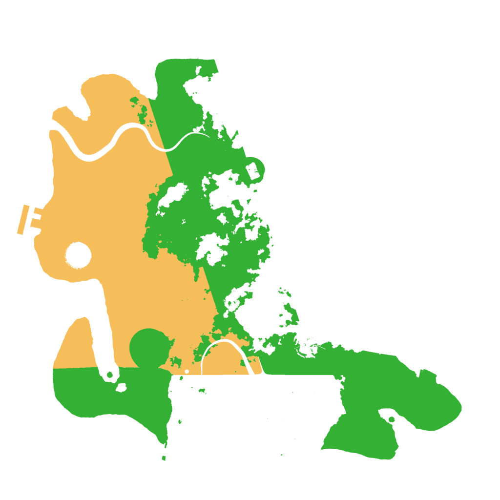 Biome Rust Map: Procedural Map, Size: 3400, Seed: 182292567