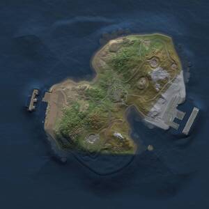 Thumbnail Rust Map: Procedural Map, Size: 1500, Seed: 45000, 5 Monuments