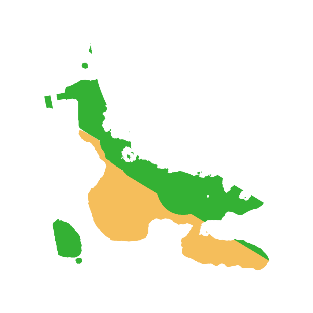 Biome Rust Map: Procedural Map, Size: 2000, Seed: 28