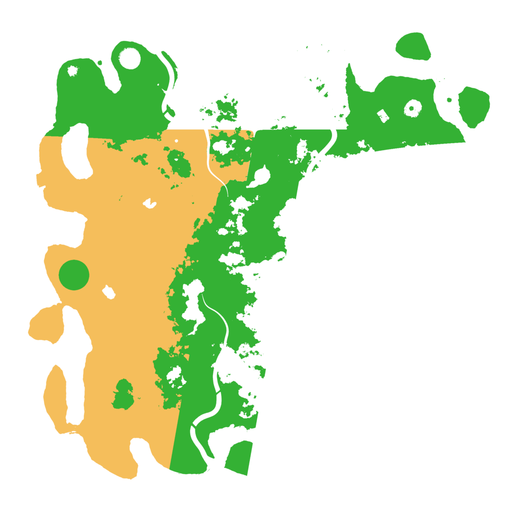Biome Rust Map: Procedural Map, Size: 4500, Seed: 43333499