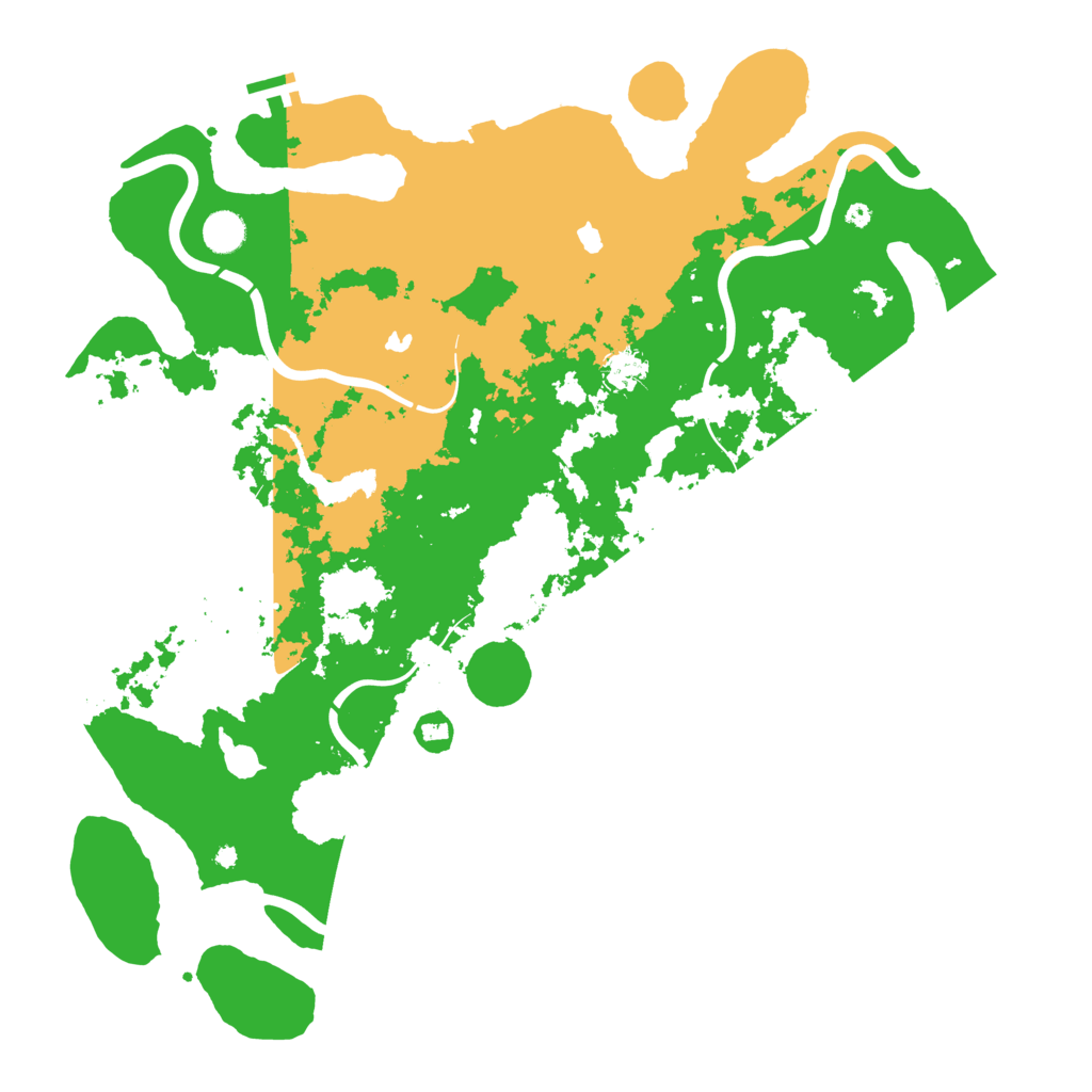 Biome Rust Map: Procedural Map, Size: 4500, Seed: 535487014