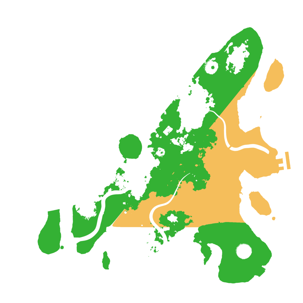 Biome Rust Map: Procedural Map, Size: 3500, Seed: 747812048