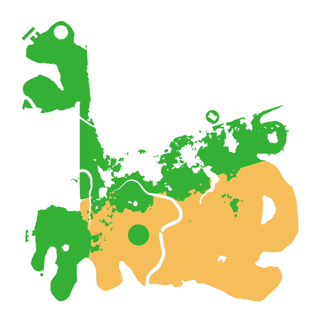Biome Rust Map: Procedural Map, Size: 4000, Seed: 383358932