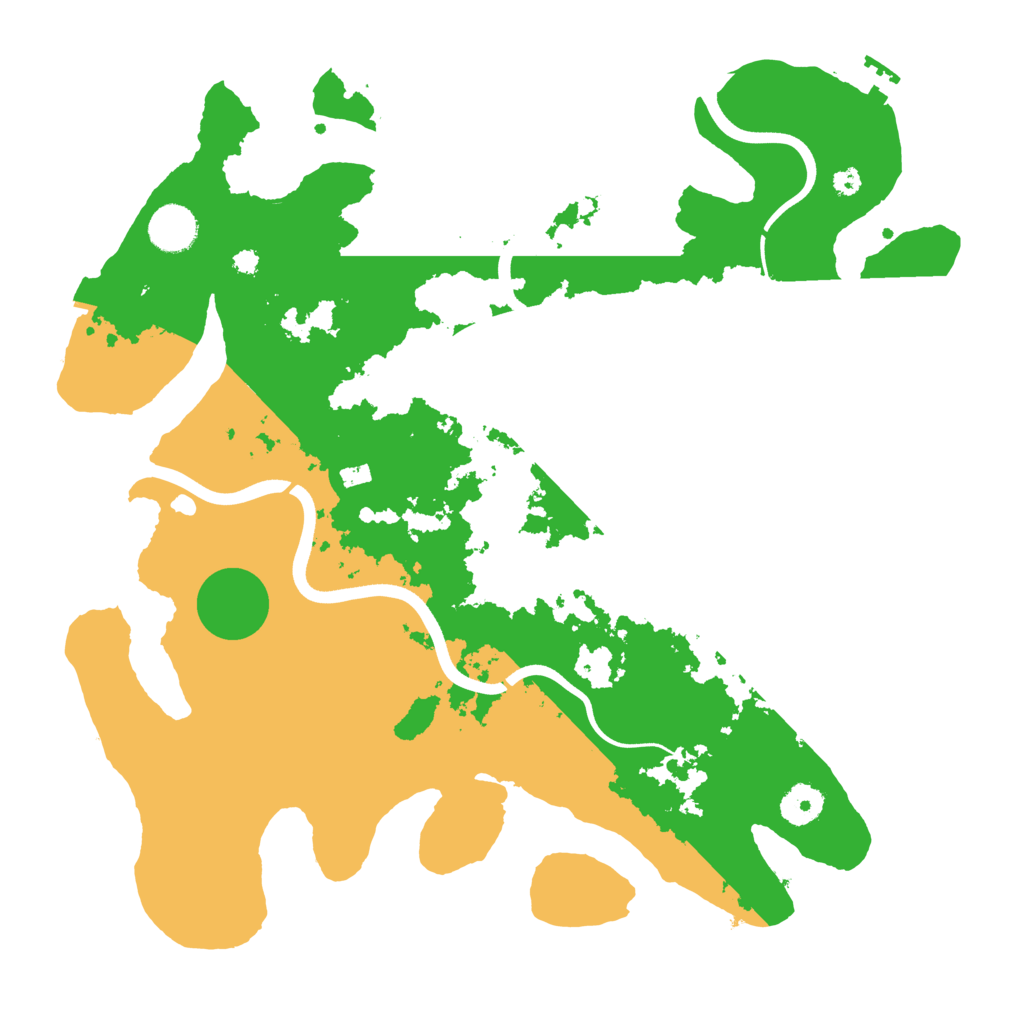 Biome Rust Map: Procedural Map, Size: 3750, Seed: 570919693