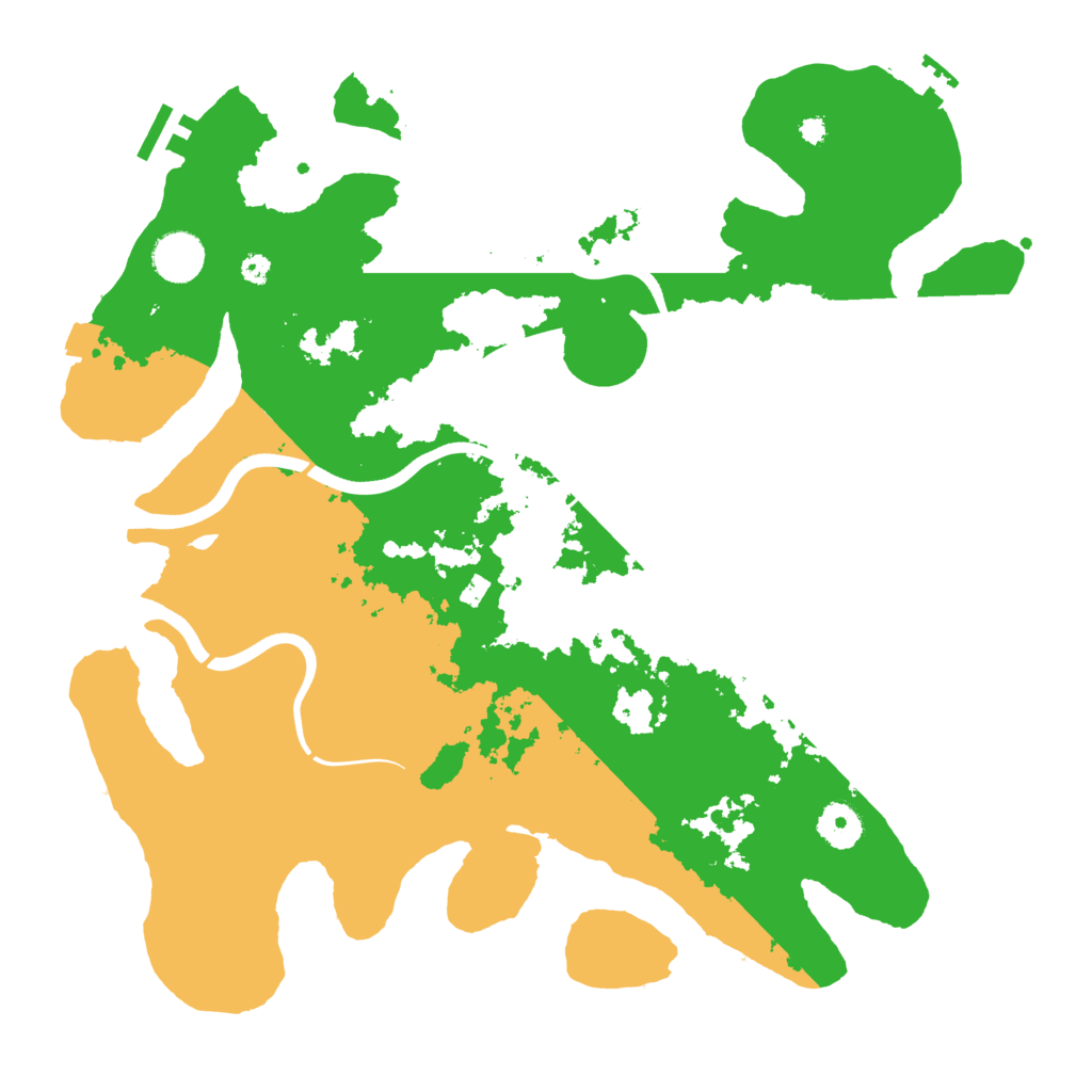 Biome Rust Map: Procedural Map, Size: 3750, Seed: 570919693