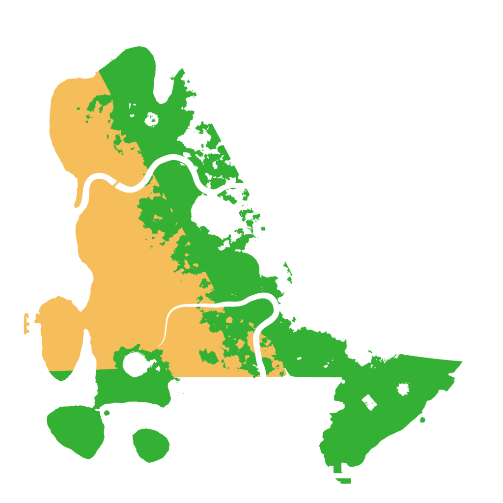 Biome Rust Map: Procedural Map, Size: 3700, Seed: 1384598189