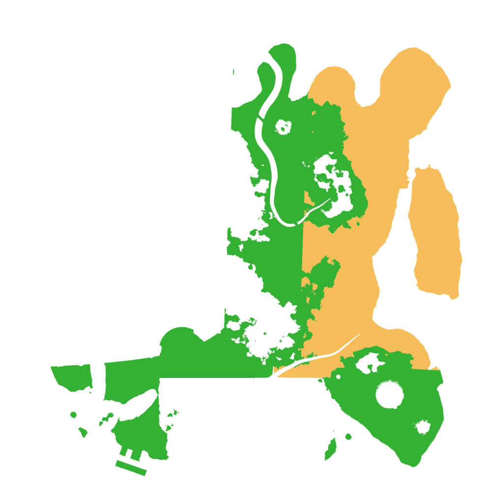 Biome Rust Map: Procedural Map, Size: 3250, Seed: 1276212202