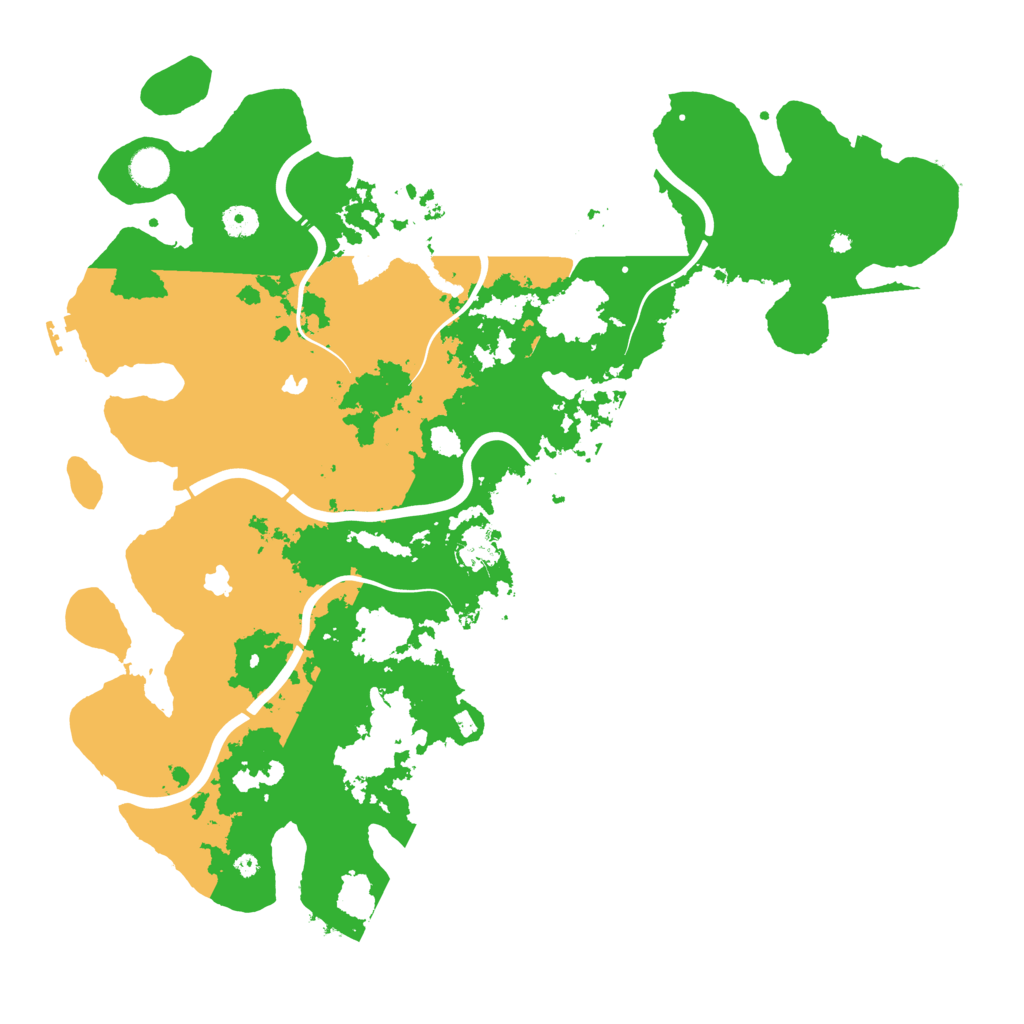 Biome Rust Map: Procedural Map, Size: 4500, Seed: 89078394