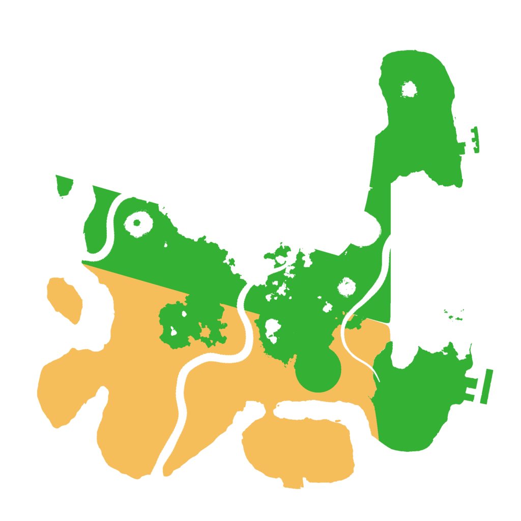 Biome Rust Map: Procedural Map, Size: 3000, Seed: 759939193