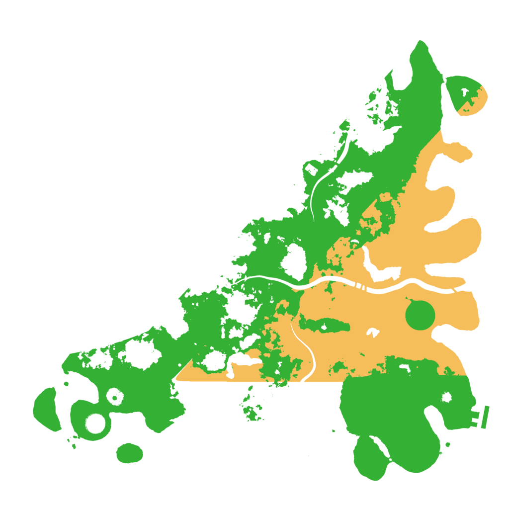 Biome Rust Map: Procedural Map, Size: 4500, Seed: 1864522174