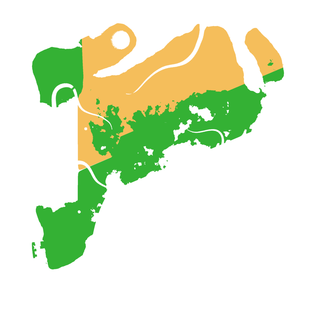 Biome Rust Map: Procedural Map, Size: 3000, Seed: 897731391