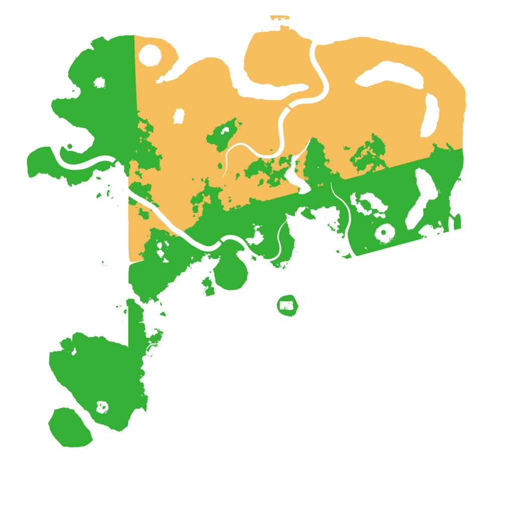 Biome Rust Map: Procedural Map, Size: 4100, Seed: 49997