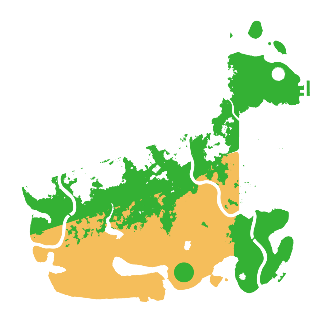 Biome Rust Map: Procedural Map, Size: 4250, Seed: 1355201152