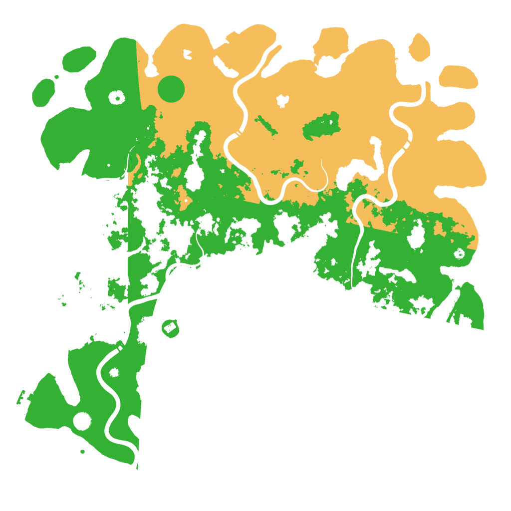 Biome Rust Map: Procedural Map, Size: 5000, Seed: 1667079826