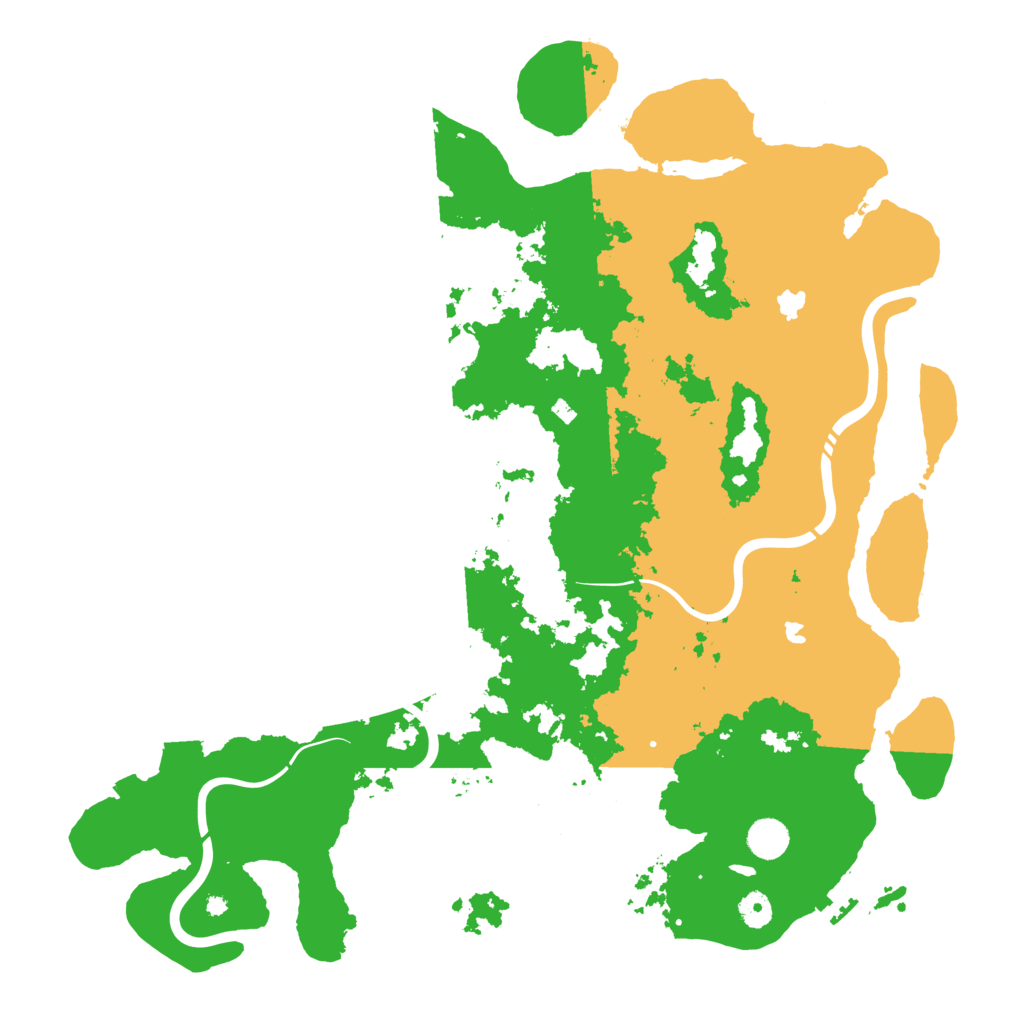 Biome Rust Map: Procedural Map, Size: 4500, Seed: 486328296