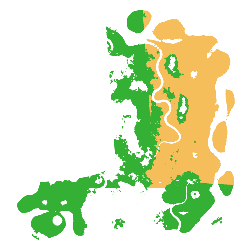 Biome Rust Map: Procedural Map, Size: 4500, Seed: 486328296