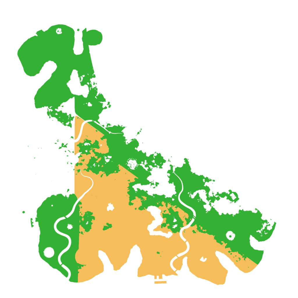Biome Rust Map: Procedural Map, Size: 5000, Seed: 897665564