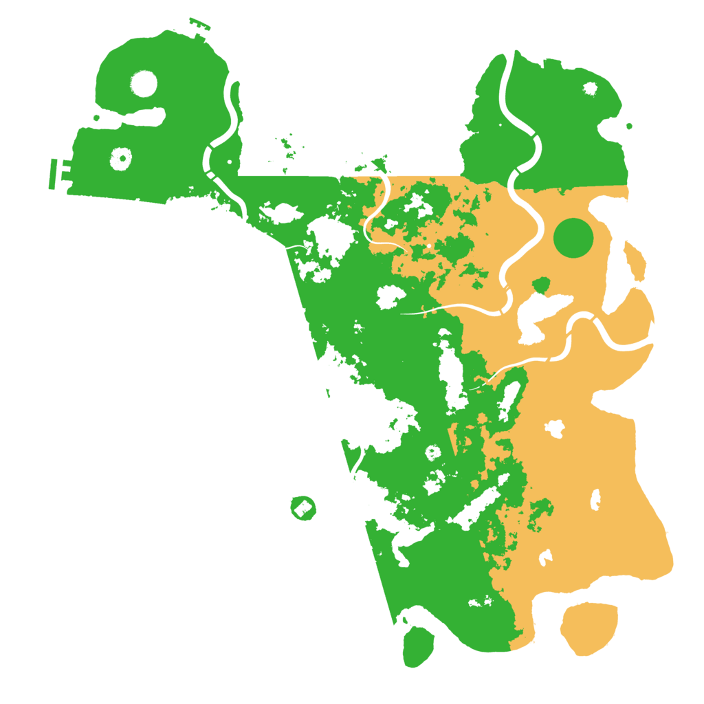 Biome Rust Map: Procedural Map, Size: 4650, Seed: 1040213911