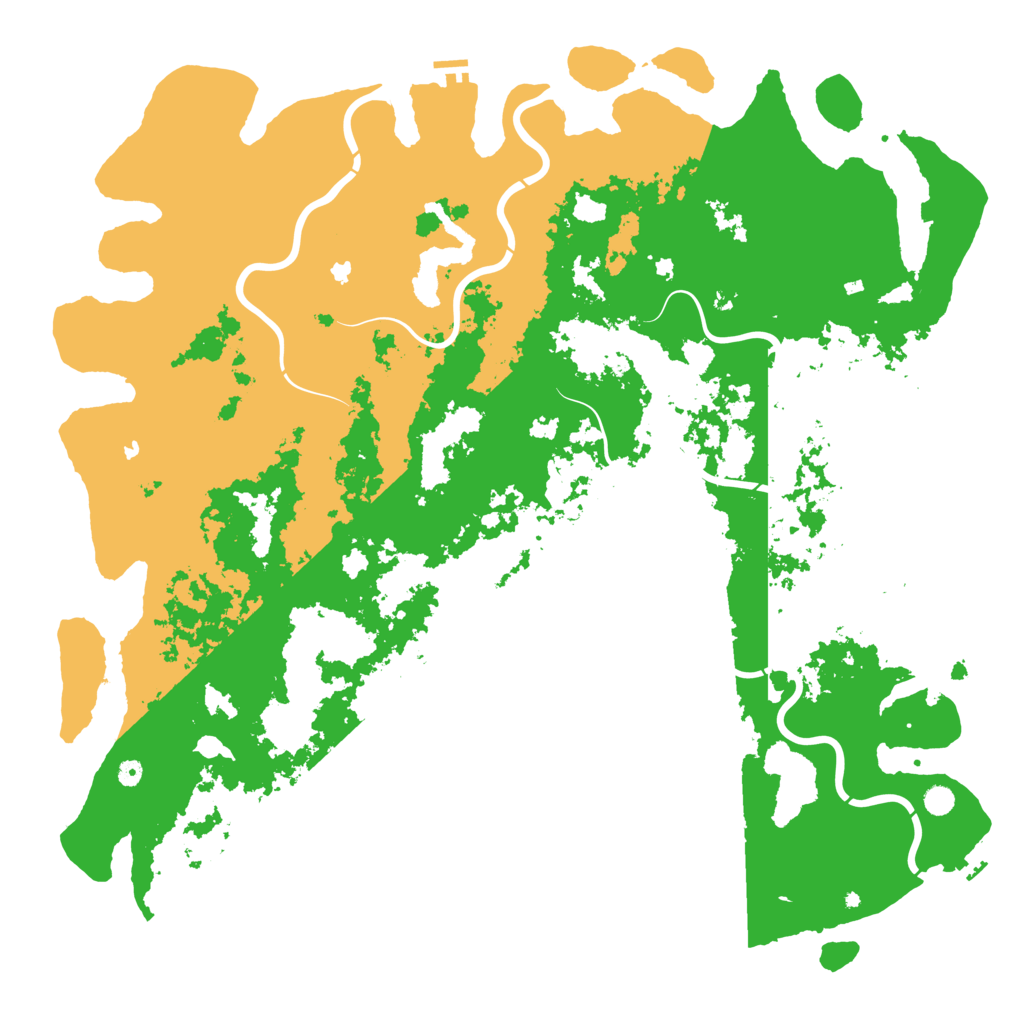 Biome Rust Map: Procedural Map, Size: 6000, Seed: 498263869