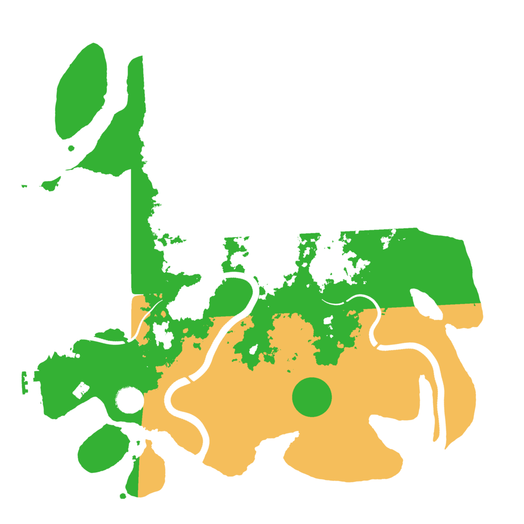 Biome Rust Map: Procedural Map, Size: 3500, Seed: 1724012817