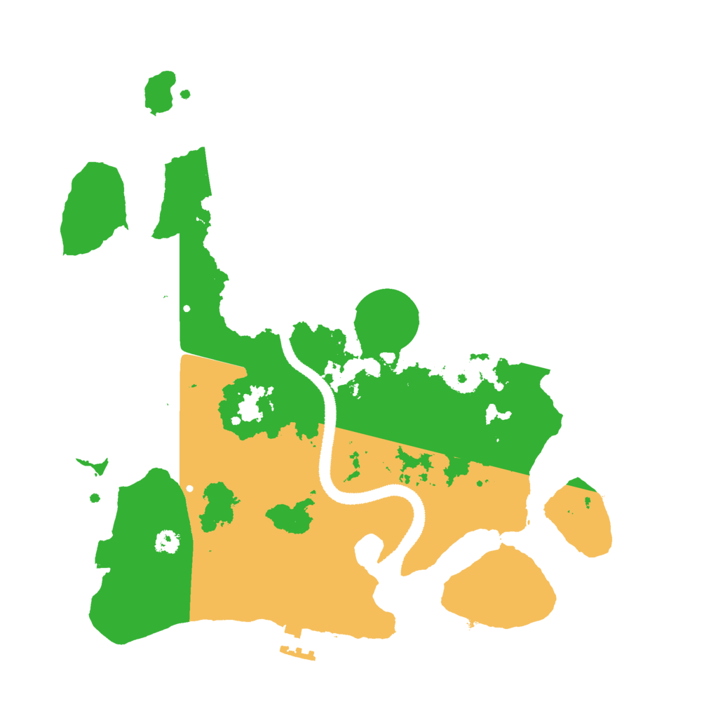 Biome Rust Map: Procedural Map, Size: 3000, Seed: 316202245