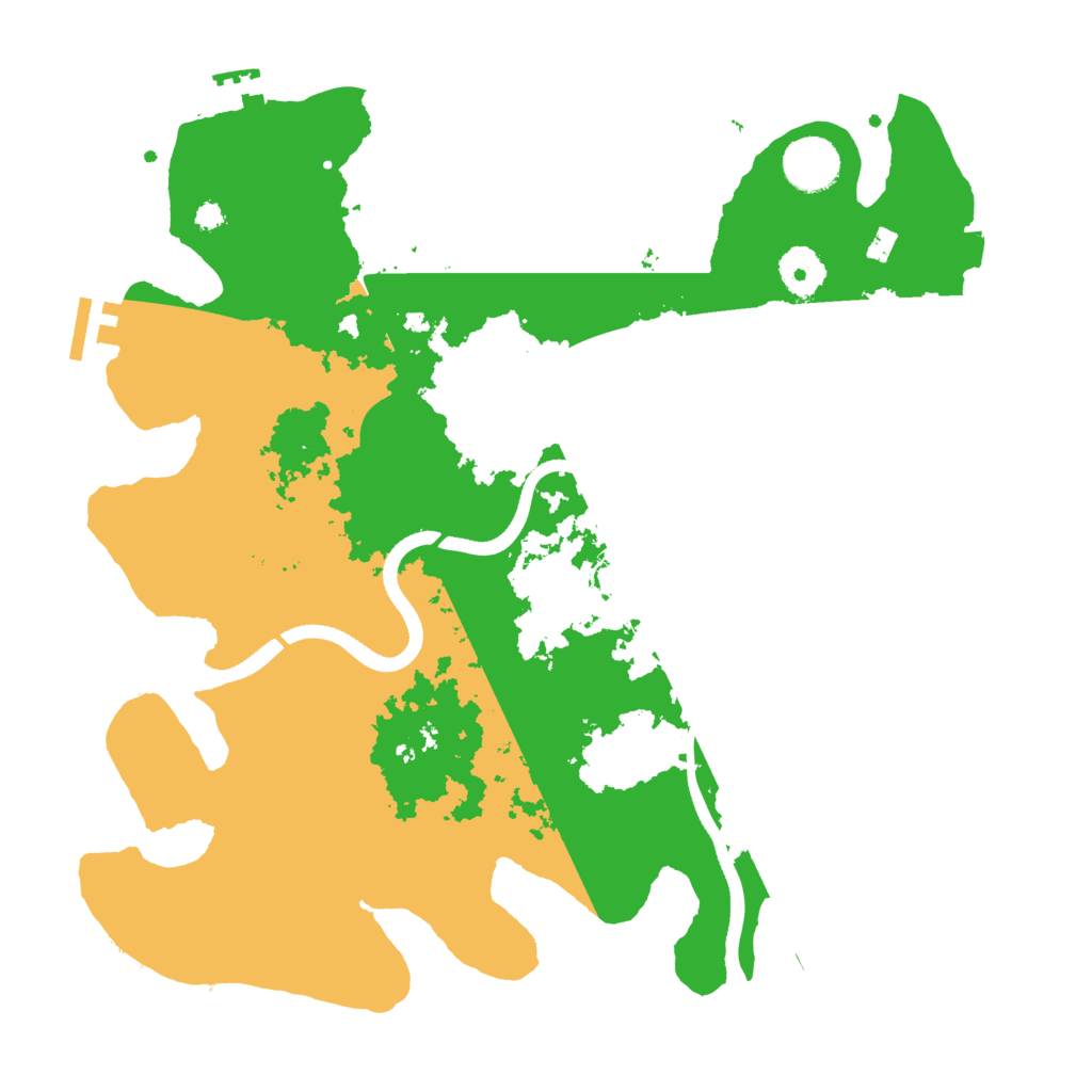Biome Rust Map: Procedural Map, Size: 3511, Seed: 1860968106