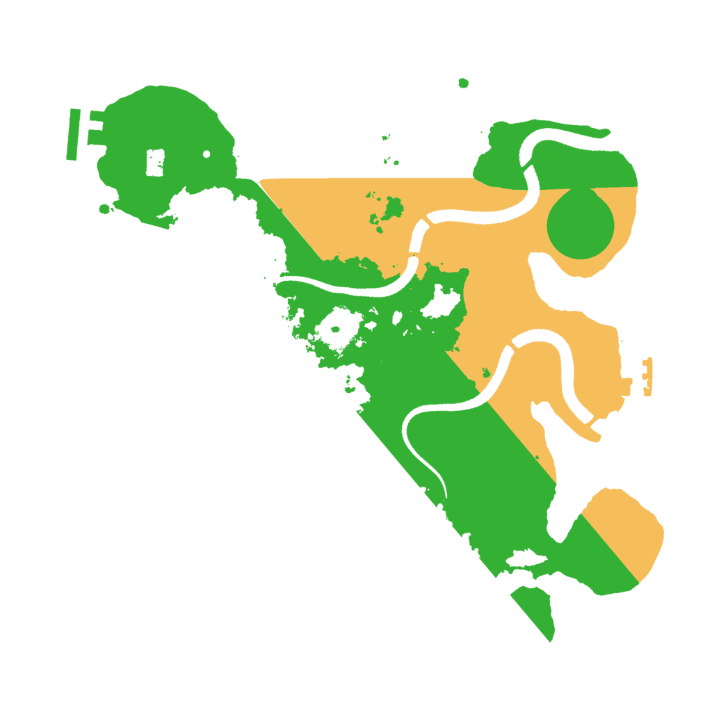 Biome Rust Map: Procedural Map, Size: 2800, Seed: 594451600