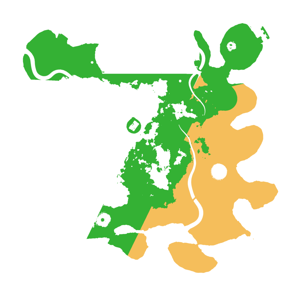 Biome Rust Map: Procedural Map, Size: 3250, Seed: 1409512764