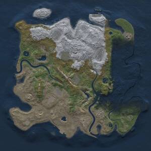 Thumbnail Rust Map: Procedural Map, Size: 4000, Seed: 1503249833, 15 Monuments