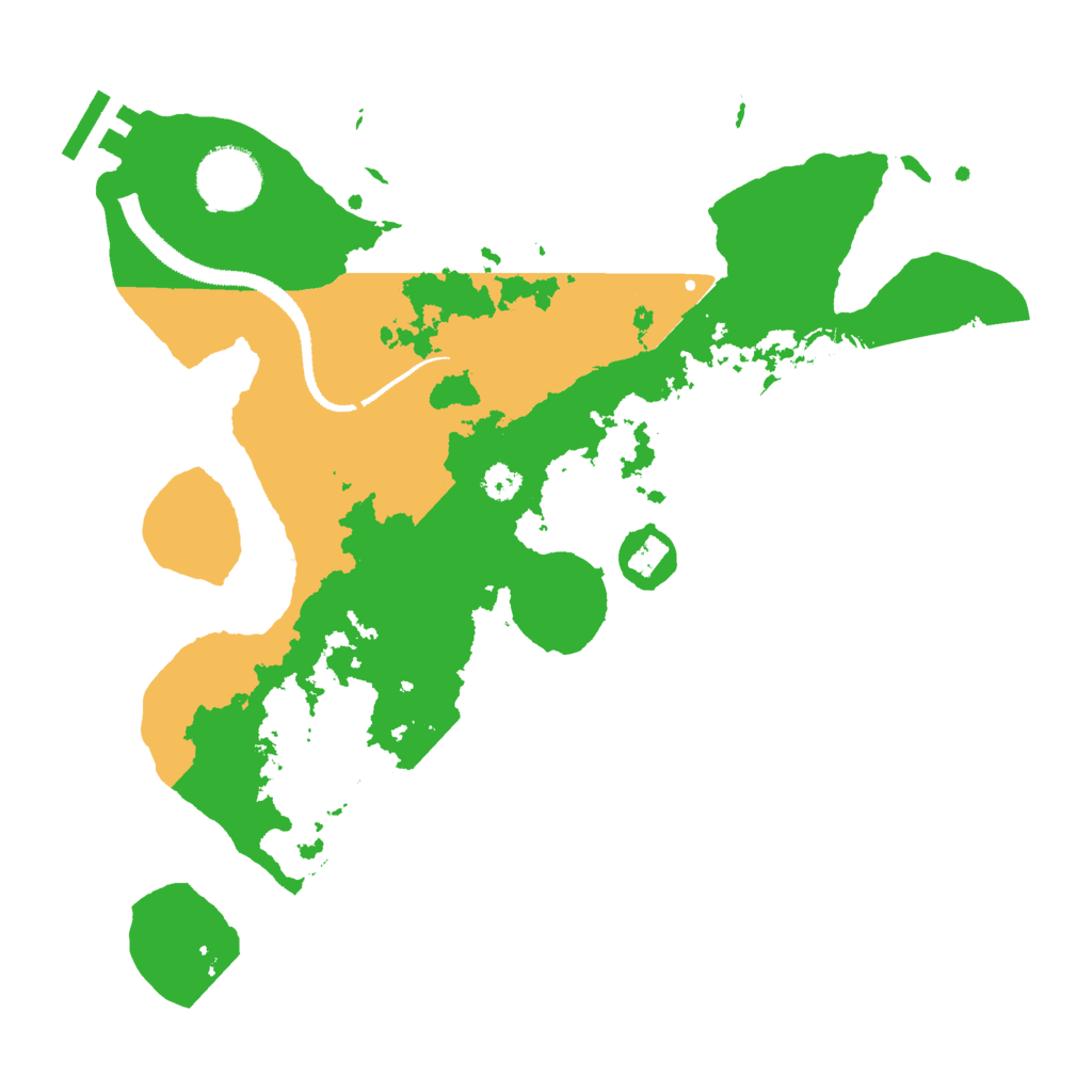Biome Rust Map: Procedural Map, Size: 3000, Seed: 1896241839