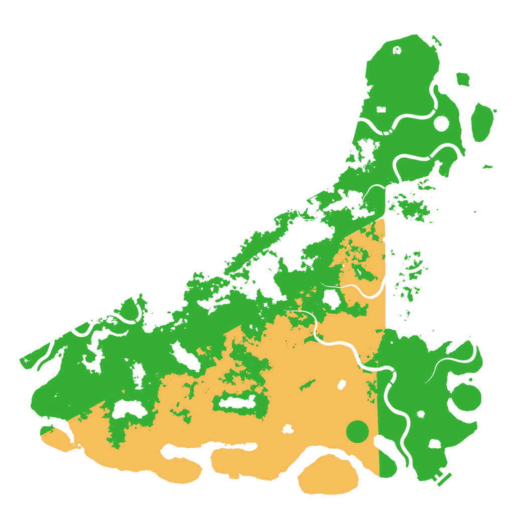 Biome Rust Map: Procedural Map, Size: 6000, Seed: 11000