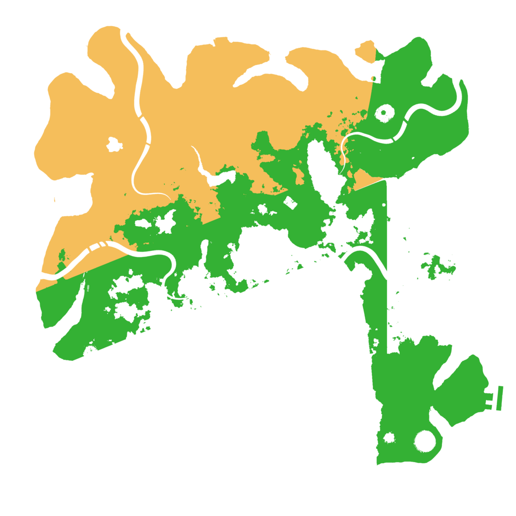 Biome Rust Map: Procedural Map, Size: 4250, Seed: 446207988
