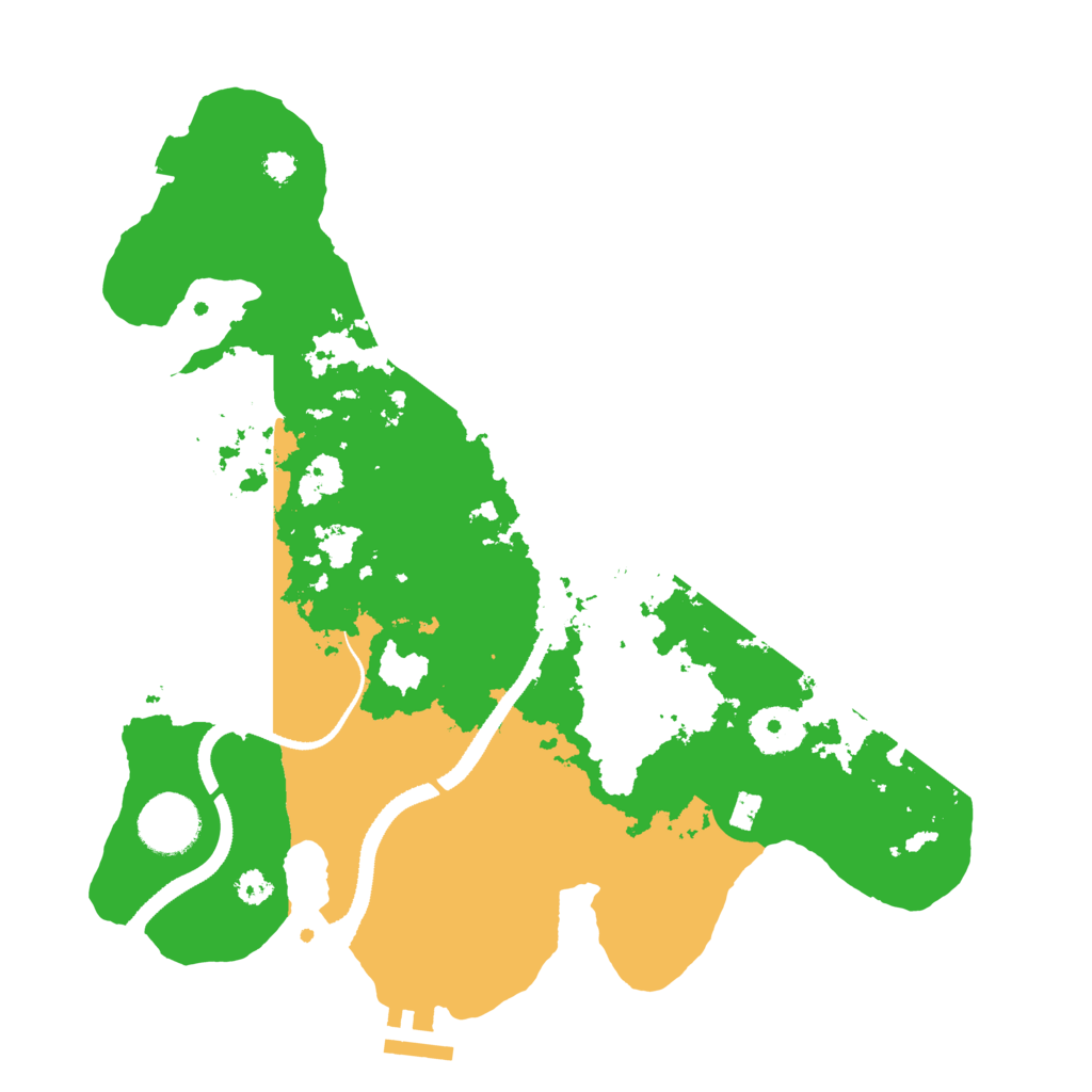 Biome Rust Map: Procedural Map, Size: 3200, Seed: 1320459843