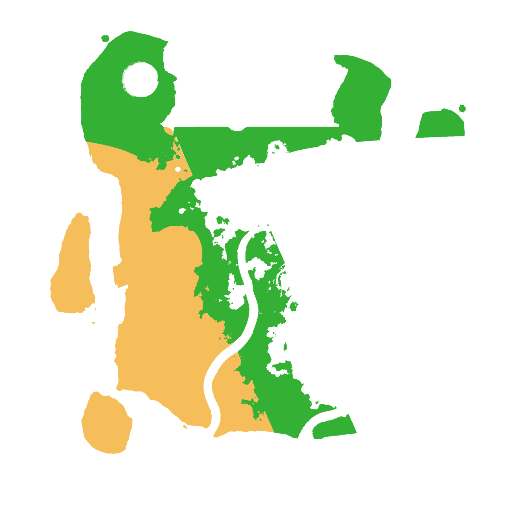 Biome Rust Map: Procedural Map, Size: 2700, Seed: 1243242345