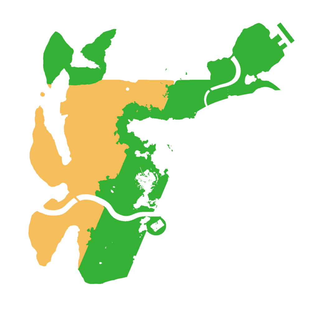 Biome Rust Map: Procedural Map, Size: 2800, Seed: 82626854